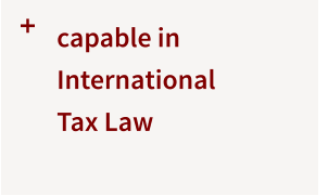 +  capable in  International Tax Law